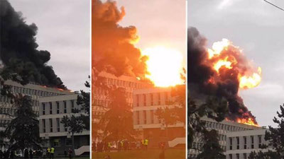 'Fransiyadagi universitetda ketma-ket portlash yuz berdi (video)'ning rasmi