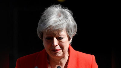 Изрображение 'Британский премьер Тереза Мэй объявила об отставке'