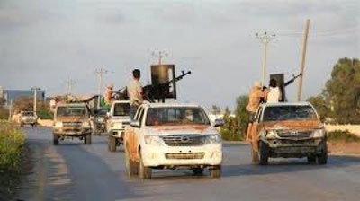 'Liviyadagi isyonlar davom etmoqda 'ning rasmi