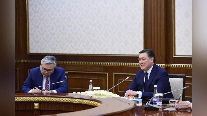 Изрображение 'ПРЕЗИДЕНТ ПРИНЯЛ ПЕРВОГО ВИЦЕ-ПРЕМЬЕРА КАЗАХСТАНА'