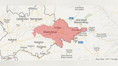 Изрображение 'Андижанскую область тряхануло на 3-4 балла'