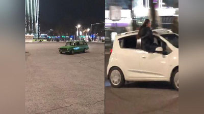 '"Tungi ko`ngilocharlikda" ishtirok etgan 14 ta avtomobil jarima maydonchasiga joylashtirildi (video)'ning rasmi