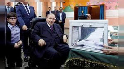 '82 yoshli Abdulaziz Butafliqa prezident lavozimiga o`z nomzodini qo`yishdan voz kechdi 'ning rasmi