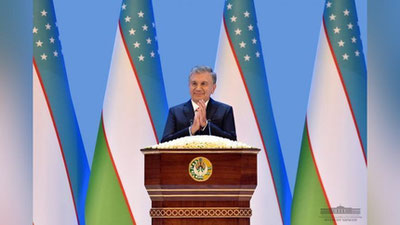 Изрображение 'Президент поздравил народ Узбекистана с Днем независимости'