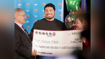 'Amerikalik omadi chopganga 768 million dollar yutuq chiqdi 'ning rasmi