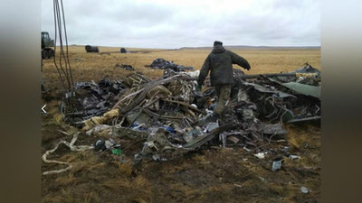 Изрображение 'Крушение боевых машин ВДВ в России попало на видео'