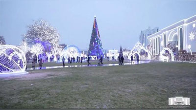 Изрображение 'В Ташкенте начала работу главная новогодняя площадка страны (видео)'
