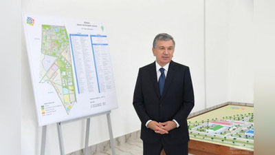 'Prezident Qo`qon va Marg`ilon shaharlarini rivojlantirish bo`yicha ko`rsatmalar berdi'ning rasmi