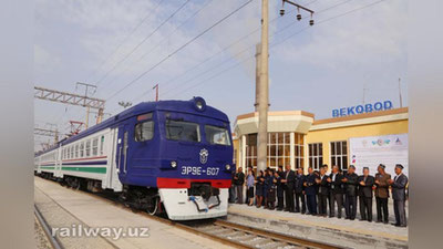 Изрображение 'МЕЖДУ ТАШКЕНТОМ И БЕКАБАДОМ ЗАПУЩЕНЫ ЭЛЕКТРИЧКИ (ВИДЕО)'