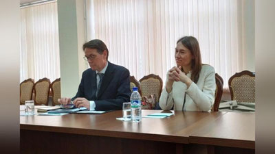 'Sherzod Shermatov Buyuk Britaniya elchisi Timoti Torlotni qabul qildi'ning rasmi