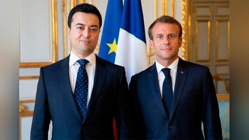 Изрображение 'ПОСОЛ УЗБЕКИСТАНА ВРУЧИЛ ГЛАВЕ ФРАНЦИИ ВЕРИТЕЛЬНЫЕ ГРАМОТЫ'