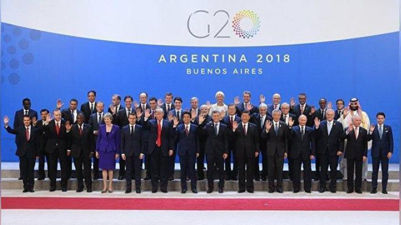 'Buenos-Ayresda G20 sammiti o`z ishini boshladi 'ning rasmi