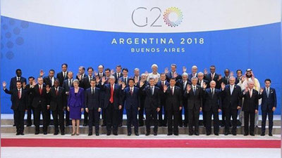 'Buenos-Ayresda G20 sammiti o`z ishini boshladi 'ning rasmi