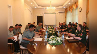 Изрображение 'ВОЕННЫЕ ДЕЛЕГАЦИИ УЗБЕКИСТАНА И РОССИИ ОБСУДИЛИ ПЕРСПЕКТИВЫ СОТРУДНИЧЕСТВА'