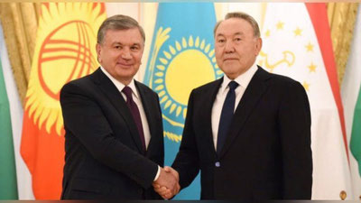 Изрображение 'В АКОРДЕ ПРОШЛА ВСТРЕЧА ГЛАВ УЗБЕКИСТАНА И КАЗАХСТАНА'
