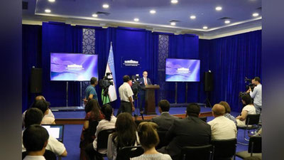 'Emomali Rahmonning davlat tashrifini keng yoritish uchun matbuot markazi tashkil etildi'ning rasmi