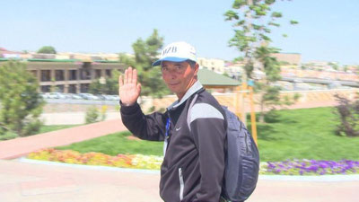 'Qoraqolpog`istonlik fuqaro Beruniydan Samarqandgacha piyoda keldi'ning rasmi