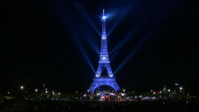 'Eyfelning 130 yillik yubileyi nishonlanmoqda (Video) 'ning rasmi