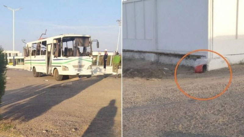 Изрображение 'В Мубареке в автобусе с пассажирами взорвался газовый баллон, есть пострадавшие (видео)'