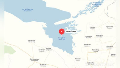 Изрображение 'В районе озера Тузкан в Джизакской области произошло землетрясение'