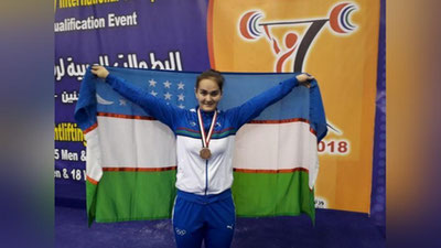 'Og`ir atletikachimiz Tursunoy Jabborova Misrdagi reyting turnirida sovrindor bo`ldi'ning rasmi