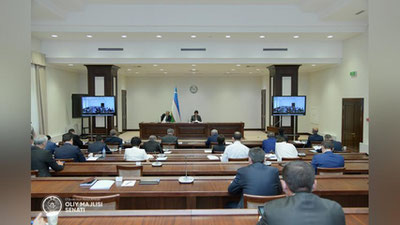 Изрображение 'Видео: Итоги XV пленарного заседания Сената Олий Мажлиса'