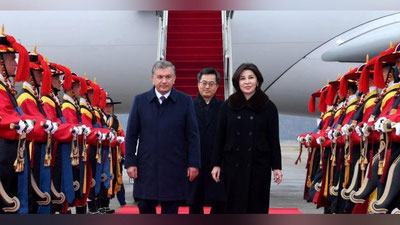 'ShAVKAT MIRZIYoEVNING KOREYa RESPUBLIKASIGA DAVLAT TAShRIFI (Foto va video)'ning rasmi