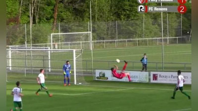 Изрображение 'ШВЕЙЦАРСКИЙ ФУТБОЛИСТ ЗАБИЛ РОСКОШНЫЙ АВТОГОЛ (ВИДЕО)'