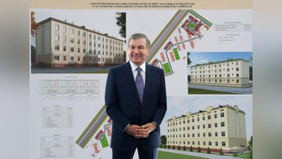 'Prezident Xovosdagi bunyodkorlik ishlarini ko`zdan kechirdi'ning rasmi