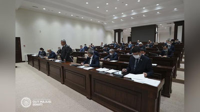 'Сенатнинг йигирма иккинчи ялпи мажлиси 15 декабрь куни ўтказилади'ning rasmi