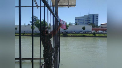 Изрображение '"Купаться запрещено": на ташкентских каналах усилен контроль (фото)'