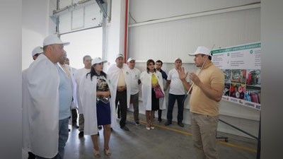 Изрображение 'Брикеты из пыли: одно из предприятий в Ферганской области внедряет новые технологии'