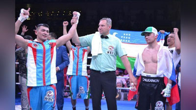 'Fotoreportaj: Azizbek Abdug`ofurov WBC Silver kamari sohibi!  'ning rasmi