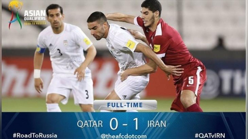 'JCh saralashidagi raqiblar: Eron safarda Qatarni kichik hisobda mag`lub qildi'ning rasmi
