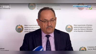 Изрображение 'Нурмат Отабеков о текущей ситуации по COVID-19 в Узбекистане и мире (видео)'