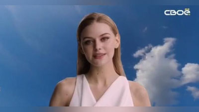 Изрображение 'В России прогноз погоды на ТВ начала читать ведущая, созданная нейросетью (видео)'