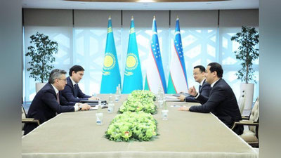 'Сардор Умурзаков Қозоғистон савдо ва интеграия вазири билан учрашди'ning rasmi
