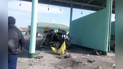 Изрображение 'На газозаправке под Андижаном взорвалась "Nexia" (видео)'