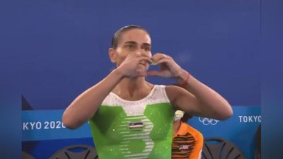 Изрображение 'Легенда гимнастики Оксана Чусовитина объявила о завершении карьеры'