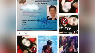 Изрображение 'Кандидат в депутаты в Маргилане снялась с выборов из-за фотографий в сети'