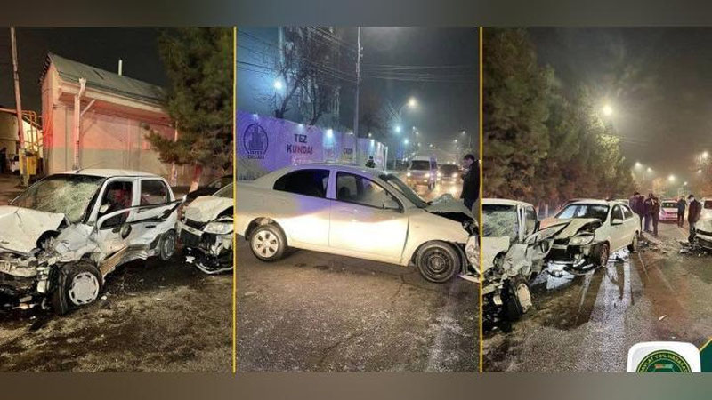 'Toshkentda 3ta avtomobil ishtirokida YTH sodir bo`ldi. Natijada...'ning rasmi