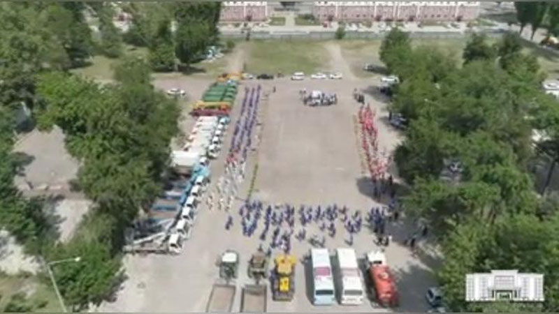 Изрображение 'В Ташкенте возобновилась акция по наведению чистоты в городе (видео)'