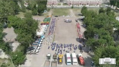 Изрображение 'В Ташкенте возобновилась акция по наведению чистоты в городе (видео)'