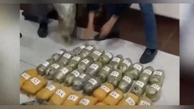 Изрображение 'Органами СГБ в ходе оперативных мероприятий изъято 64 кг гашиша (видео)'