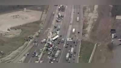 Изрображение 'В Техасе жертвами масштабного ДТП стали 6 человек, 65 госпитализированы (видео)'
