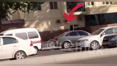 Изрображение 'В Ташкенте водитель "Ласетти", удирая от инспектора, выехал на встречку в пробку (видео)'