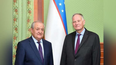 Изрображение 'Посол ФРГ в Узбекистане Гюнтер Оверфельд завершил дипмиссию в Ташкенте'