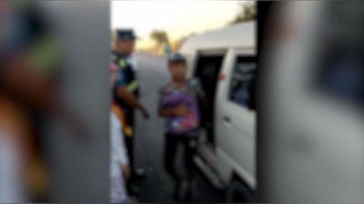 Изрображение 'В Самаркандской области остановили "Дамас", перевозивший 18 пассажиров (видео)'