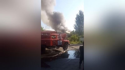 Изрображение 'В Ташкенте в Яккасарайском технопарке произошел пожар (видео)'