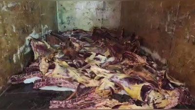 Изрображение 'На пути в Ташкент остановлена партия мяса неизвестного происхождения весом в 941 кг'